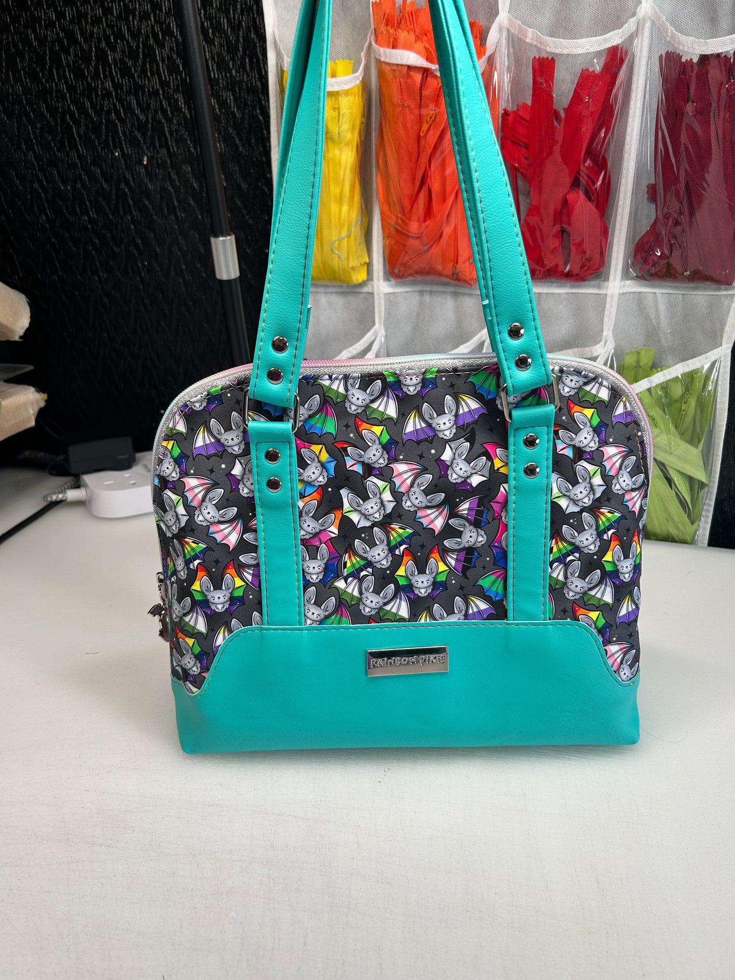 Pride Bat Themed Bowler Bag