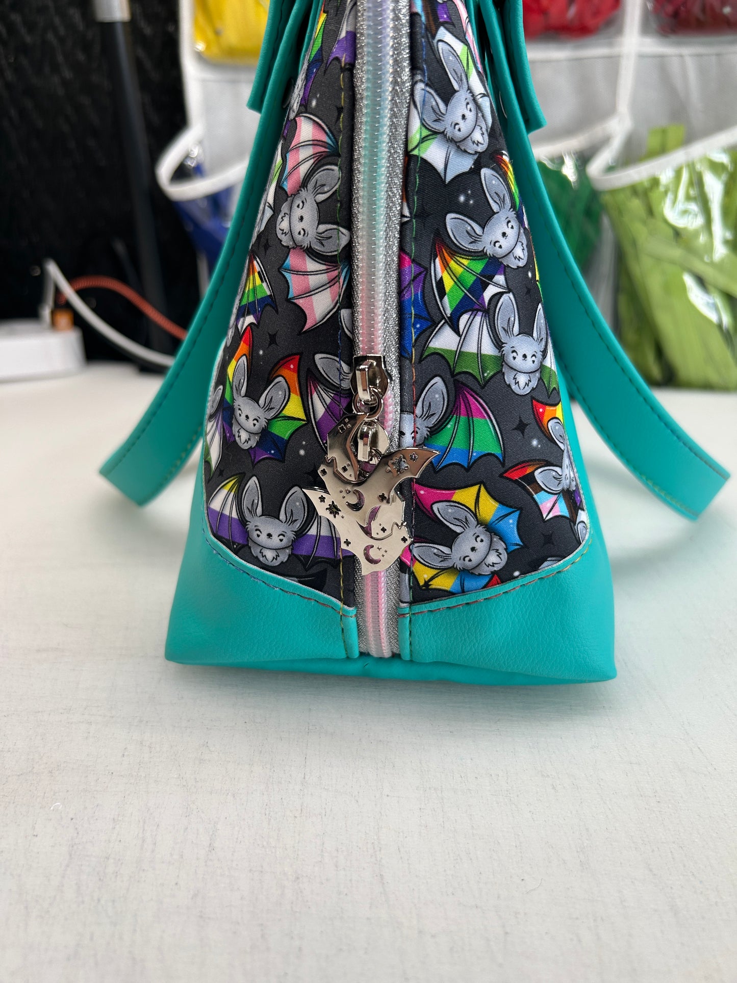 Pride Bat Themed Bowler Bag