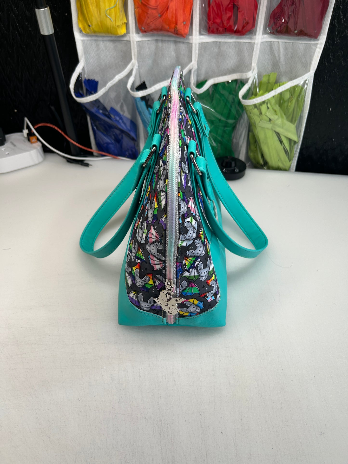 Pride Bat Themed Bowler Bag
