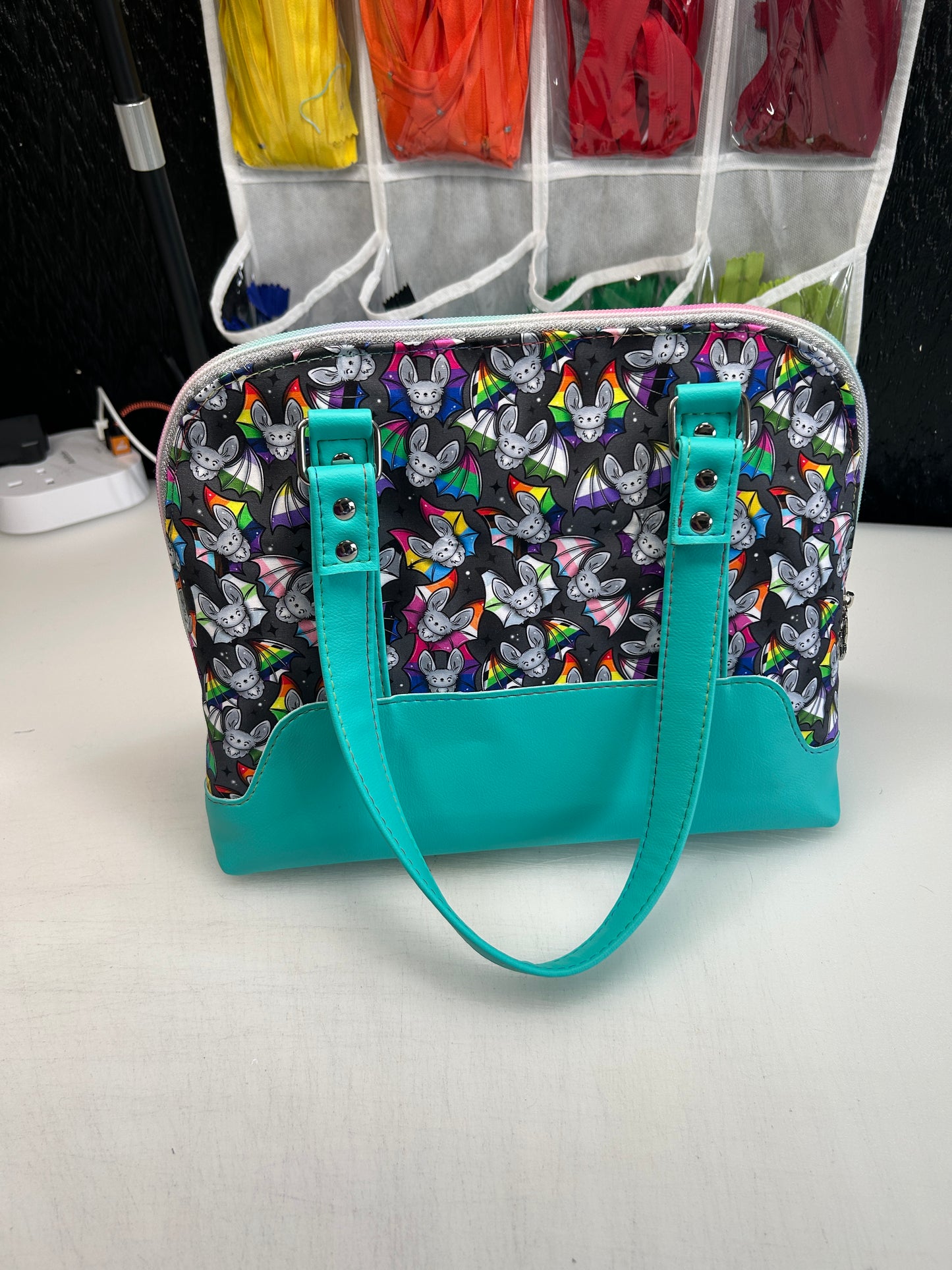 Pride Bat Themed Bowler Bag
