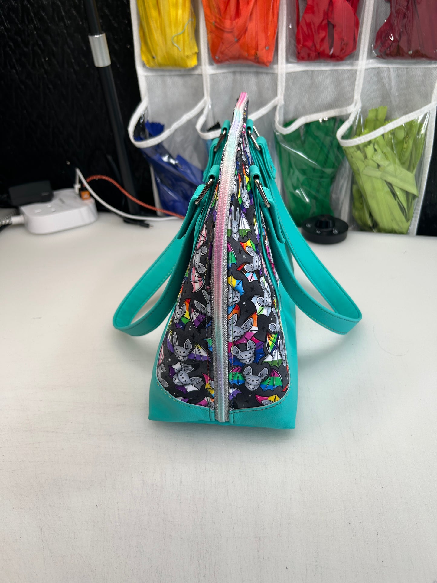 Pride Bat Themed Bowler Bag