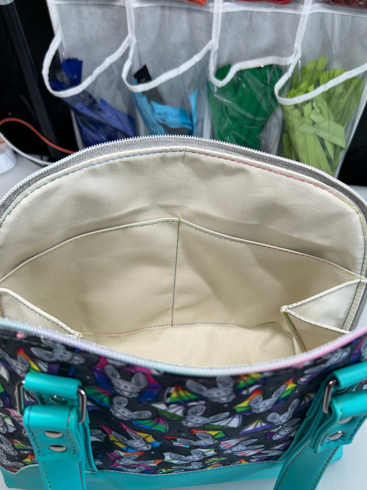 Pride Bat Themed Bowler Bag