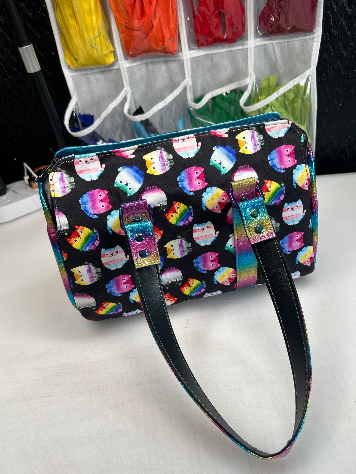 Pride cats barrel bag