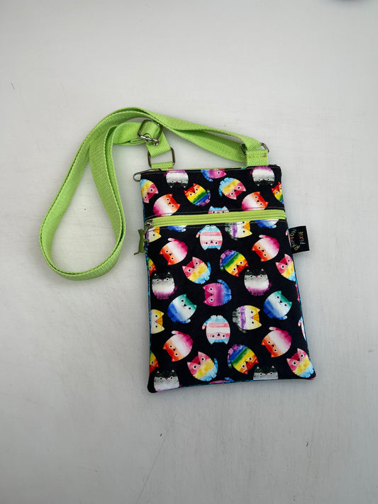 Pride Cat themed small crossbody bag
