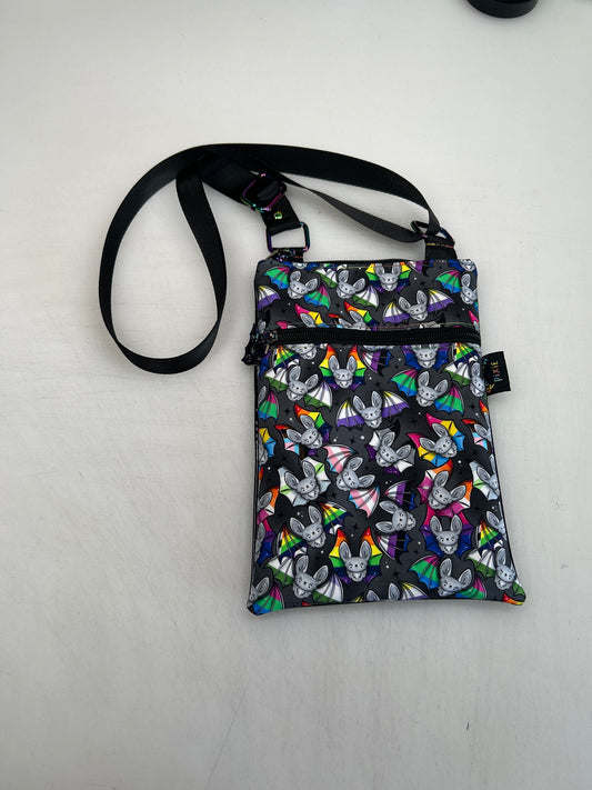 Pride bats themed small crossbody bag