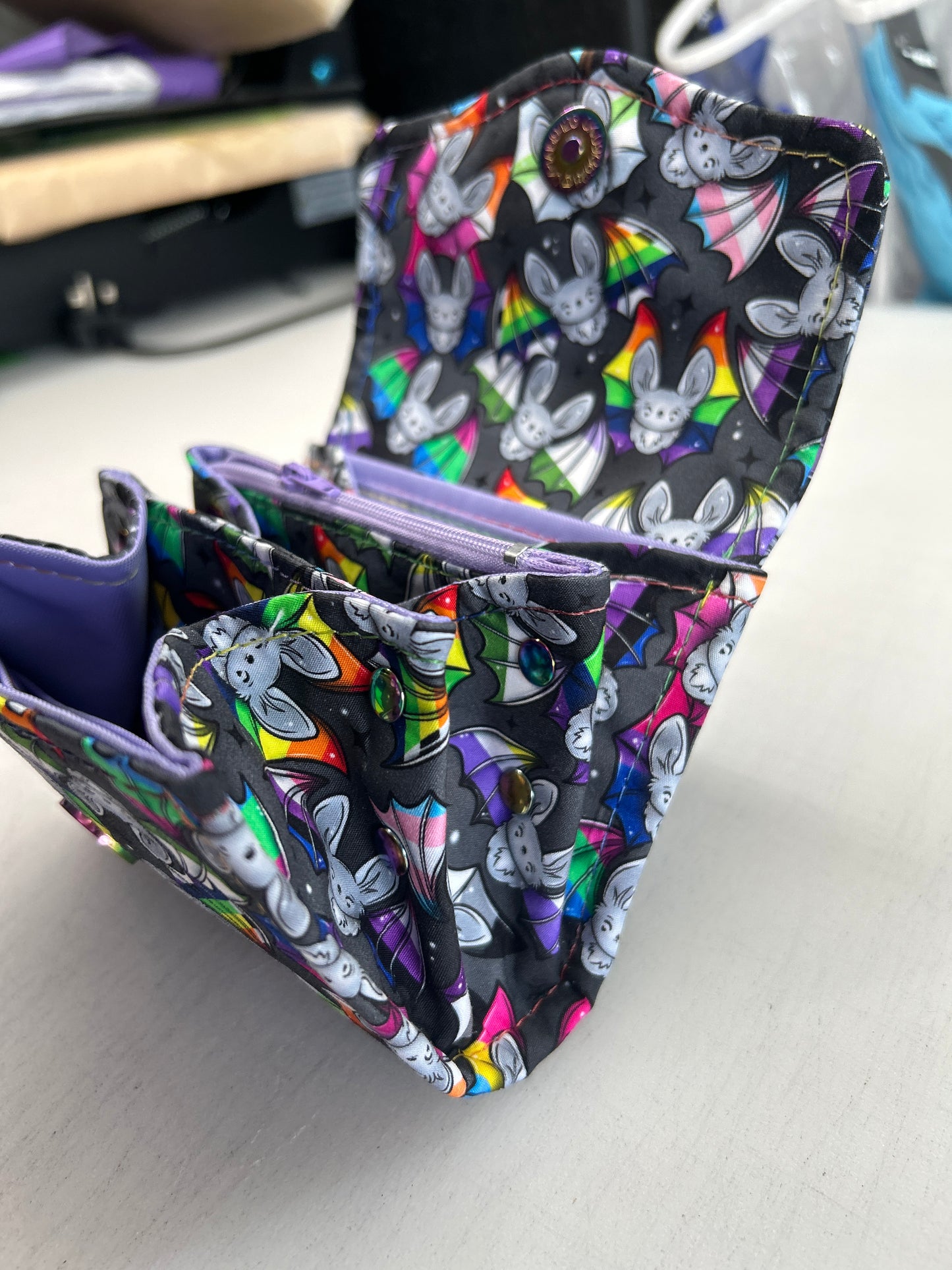 Pride Bats themed Purse