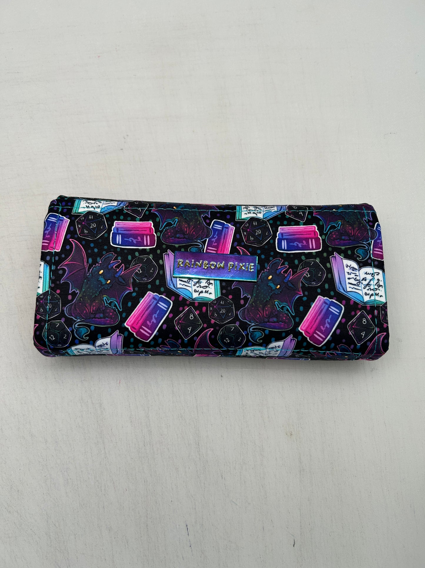 Dragon and Book themed Purse