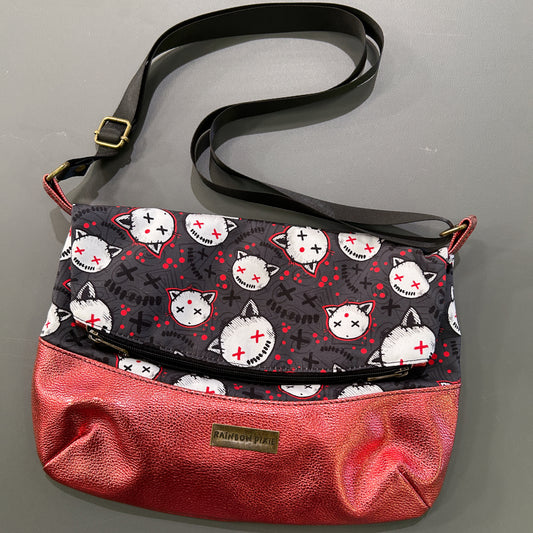 Gothic Cats foldover crossbody bag - image 1