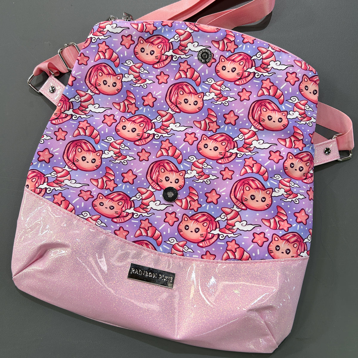 Croissant Kitty foldover crossbody bag - image 2