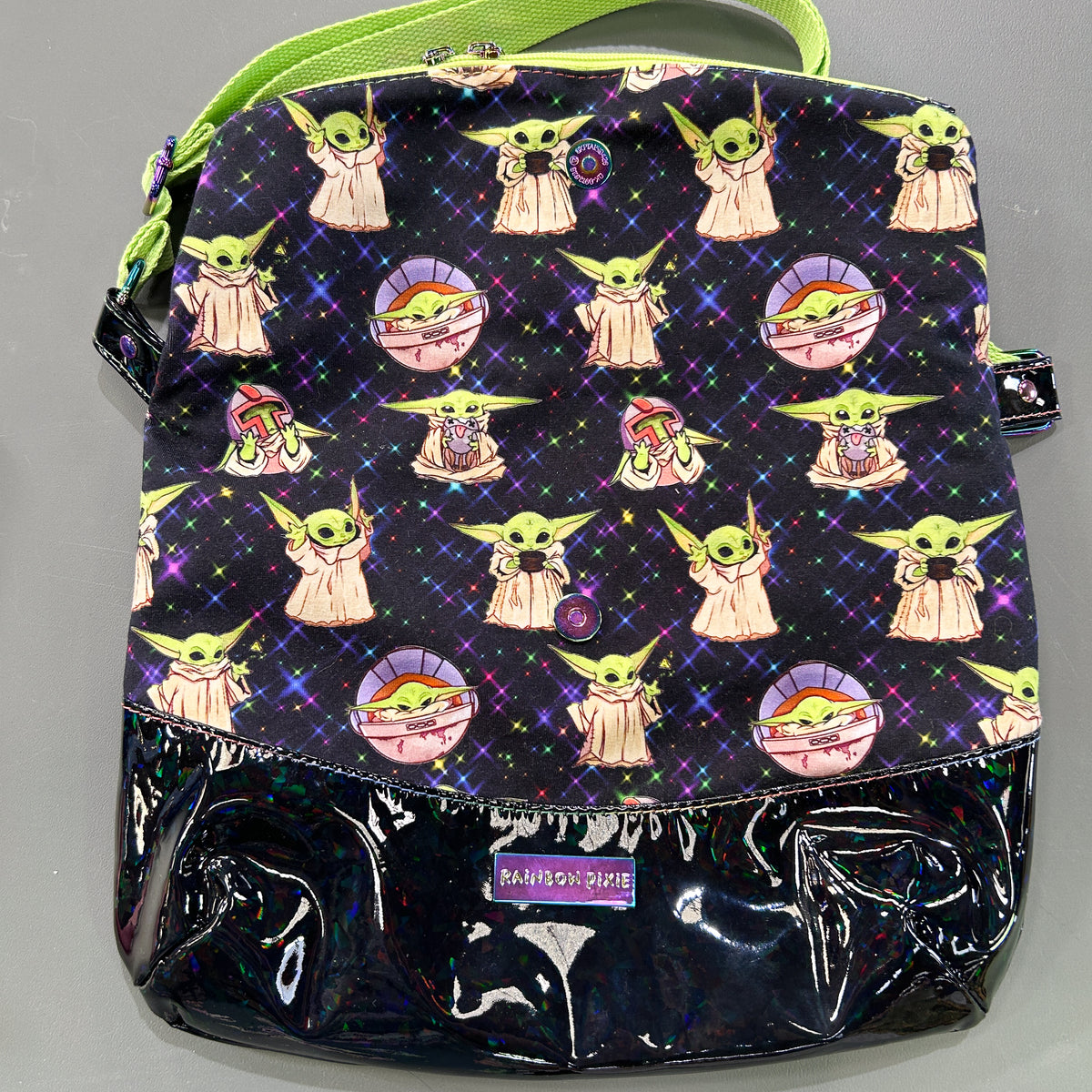 Baby Yoda foldover crossbody bag - image 2