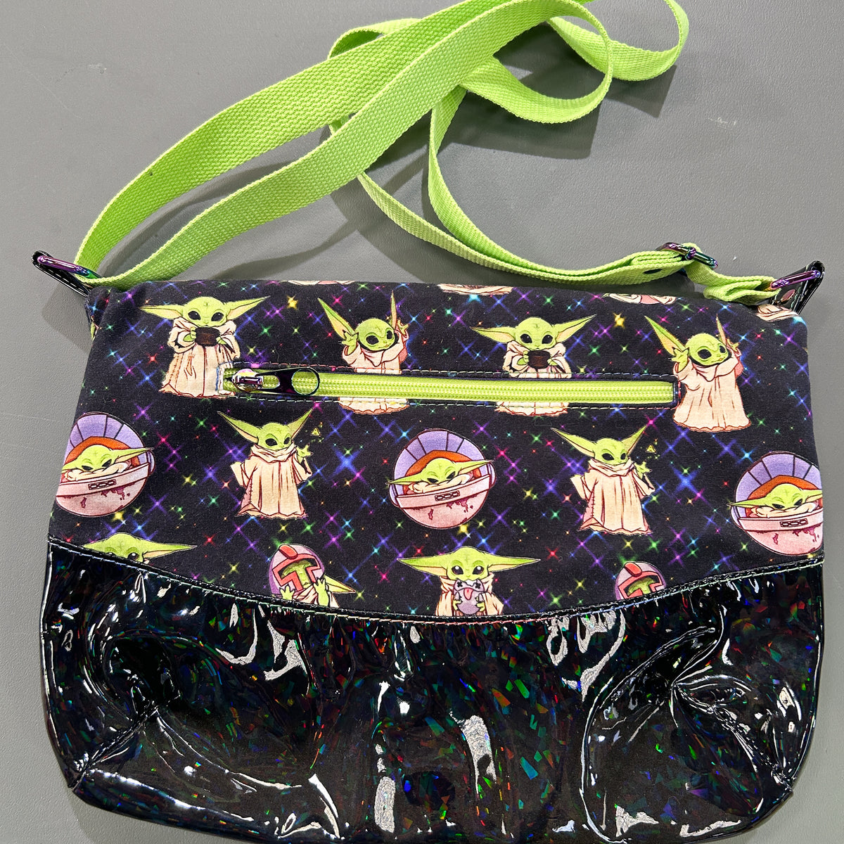 Baby Yoda foldover crossbody bag - image 3