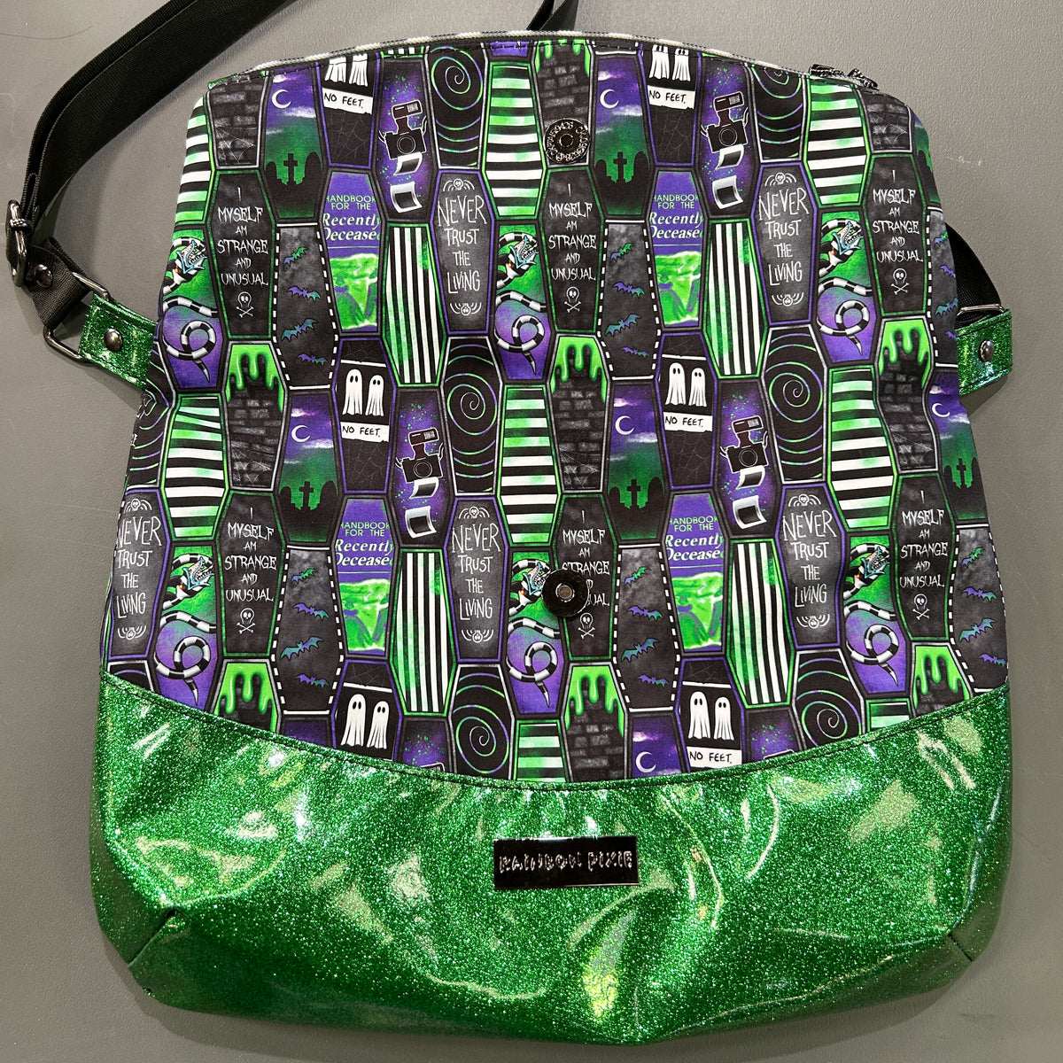 Beetlejuice Coffins foldover crossbody bag - image 2