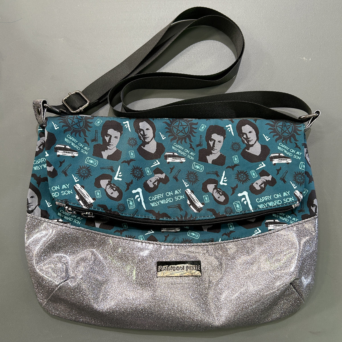 Supernatural foldover crossbody bag - image 1