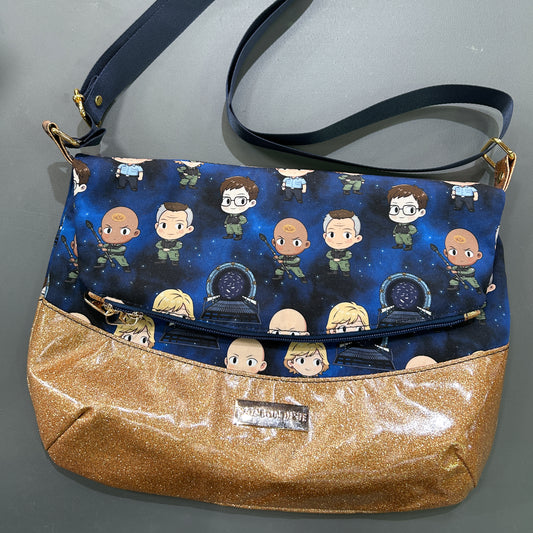 Stargate foldover crossbody bag - image 1