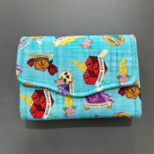 Blue Dice Small Purse - image 1