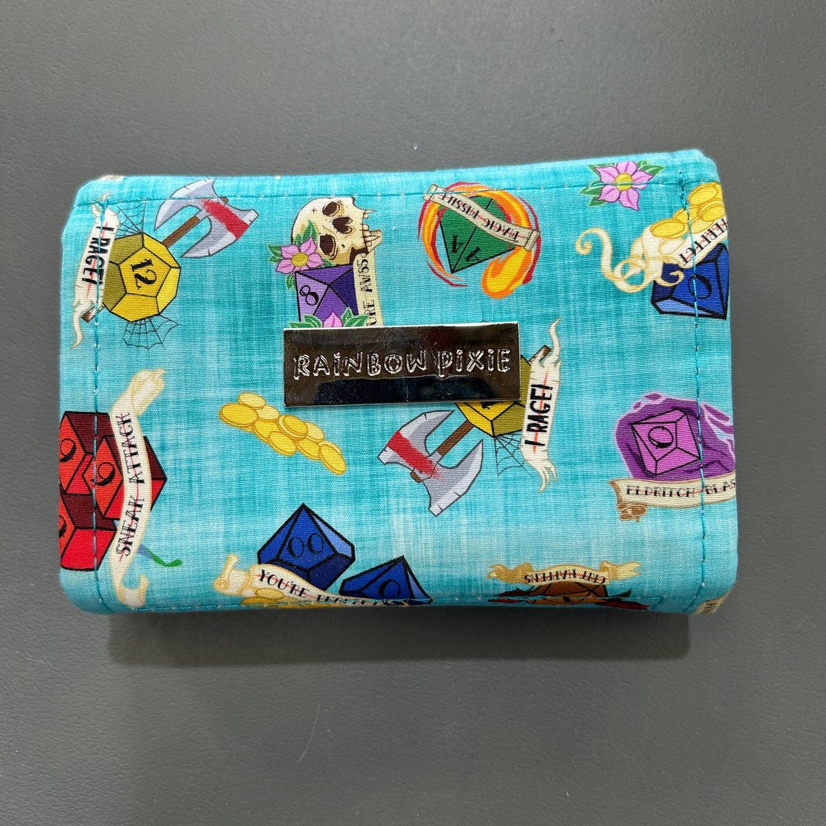 Blue Dice Small Purse - image 3
