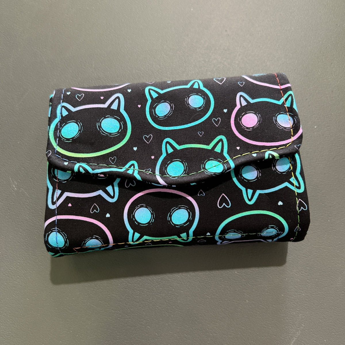 Neon Cat Small Purse - image 1