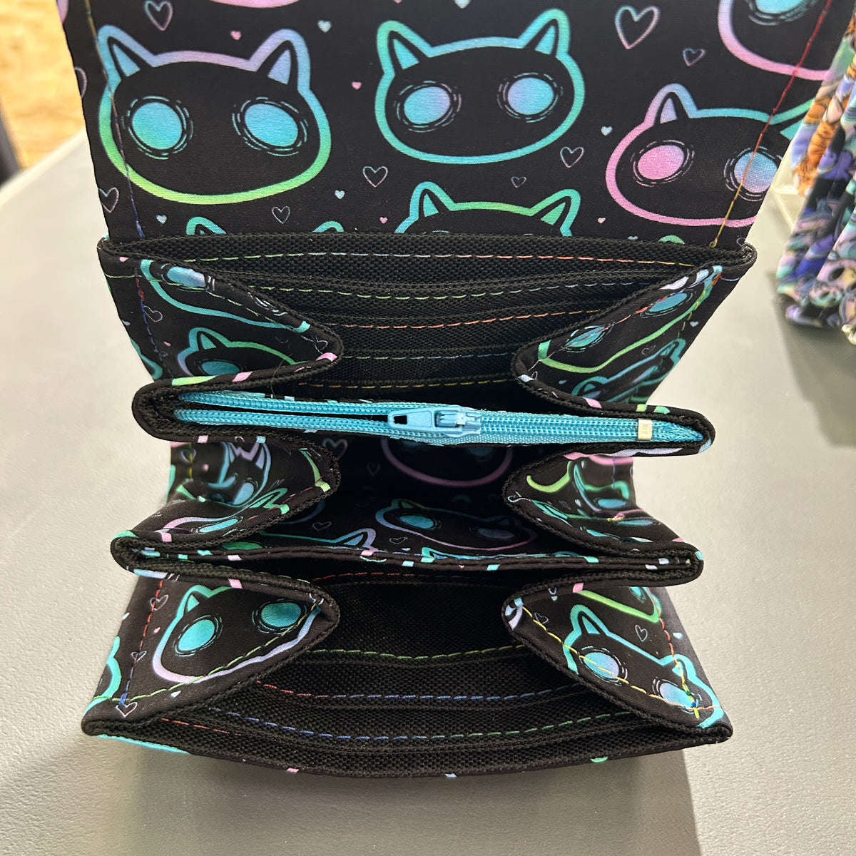 Neon Cat Small Purse - image 2