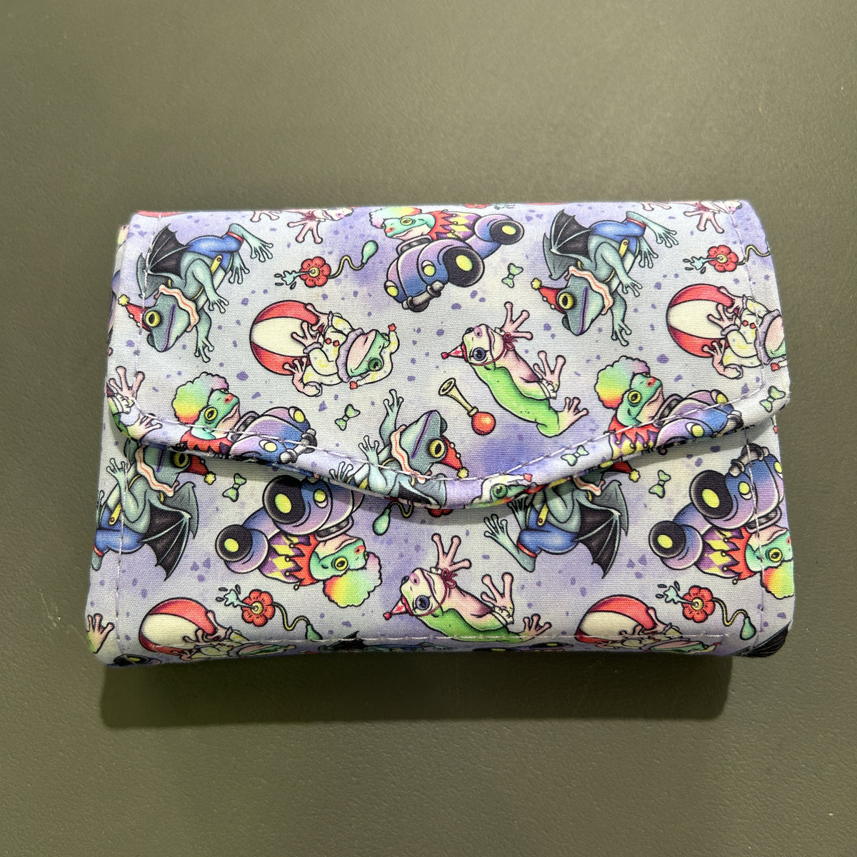 Clown Frogs Small Purse - image 1