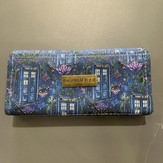 Floral Tardis Large Purse - image 2
