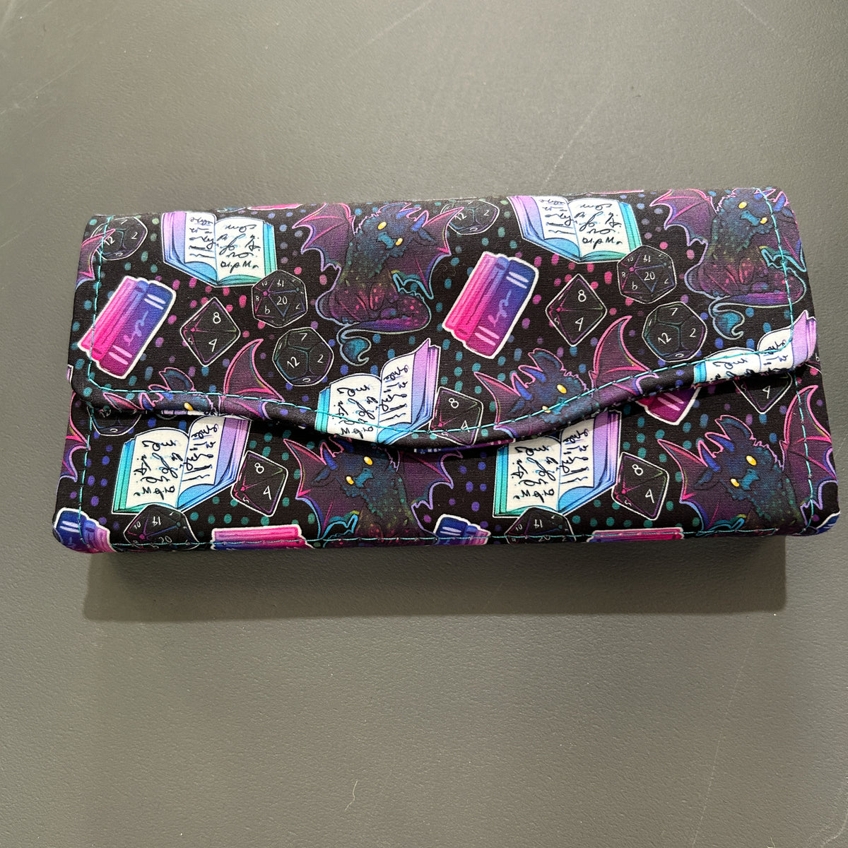 Dragon and Books Large Purse - image 1