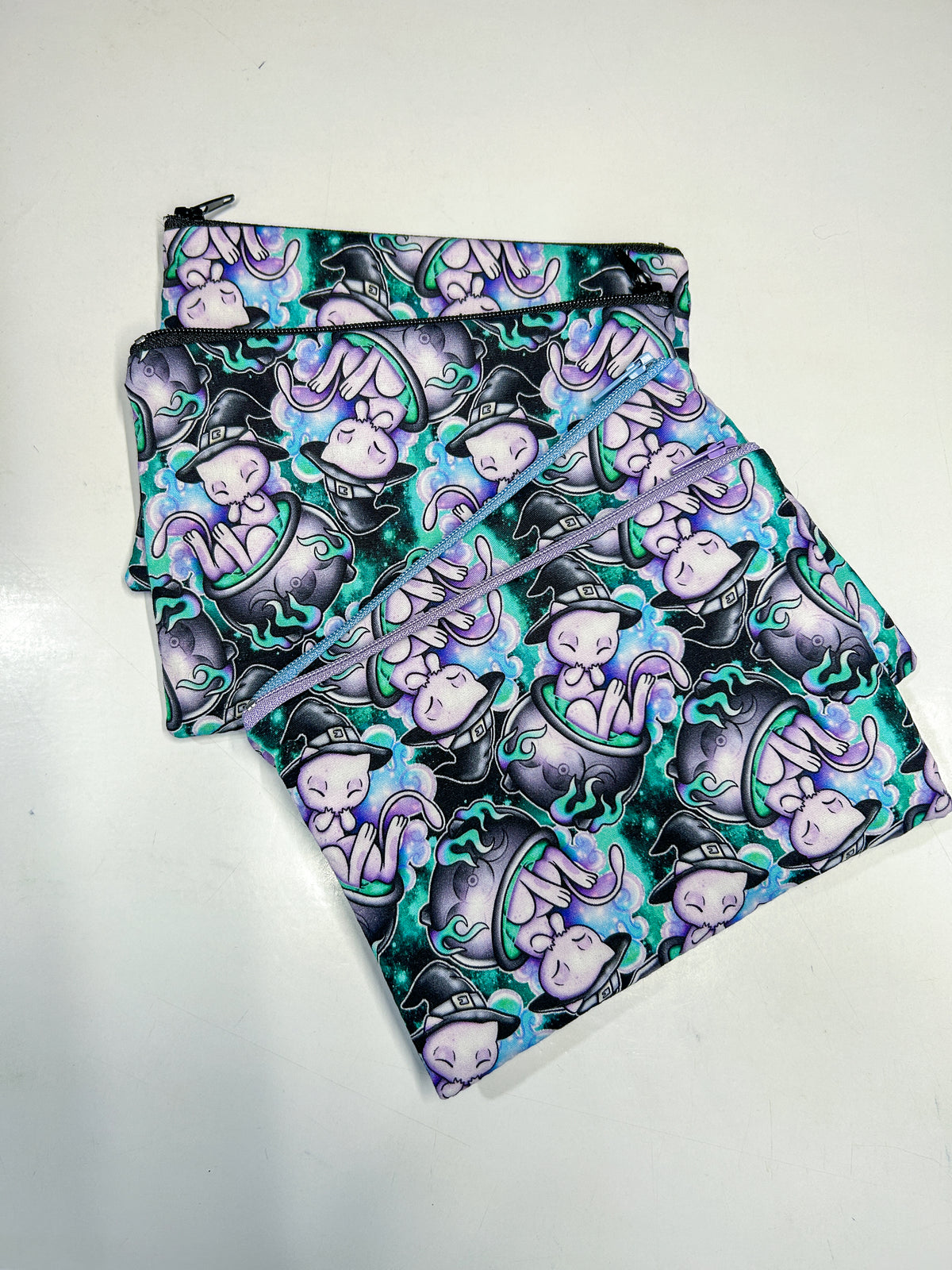 Spooky Mew Zipper Pouch - photo 1