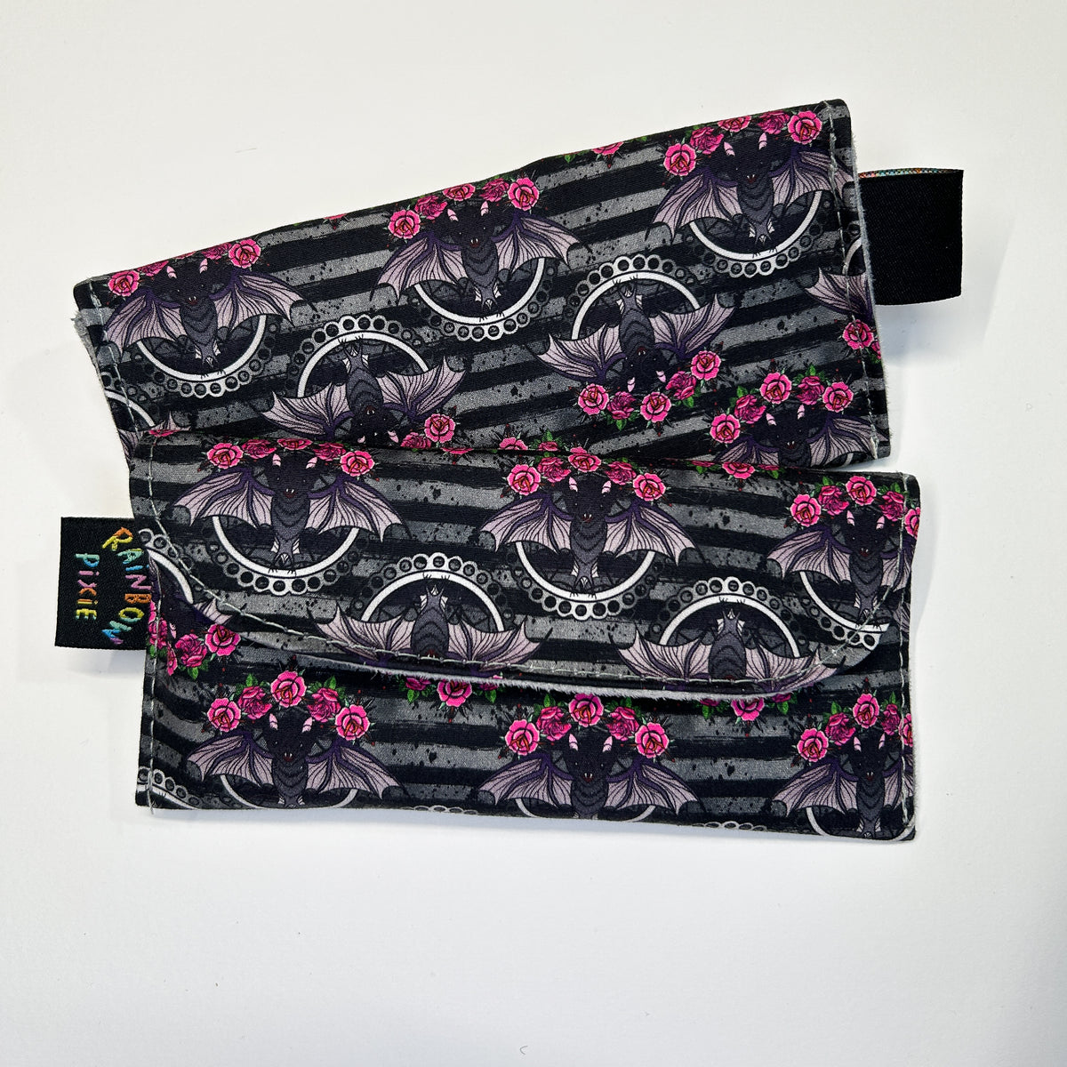 Bats and Roses Glasses Case