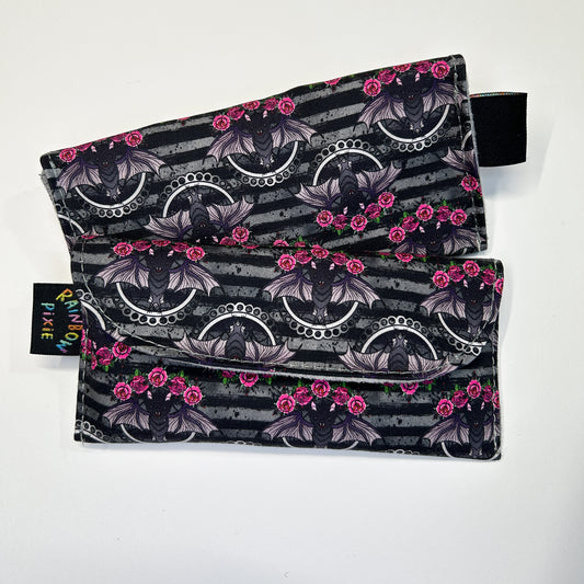 Bats and Roses Glasses Case