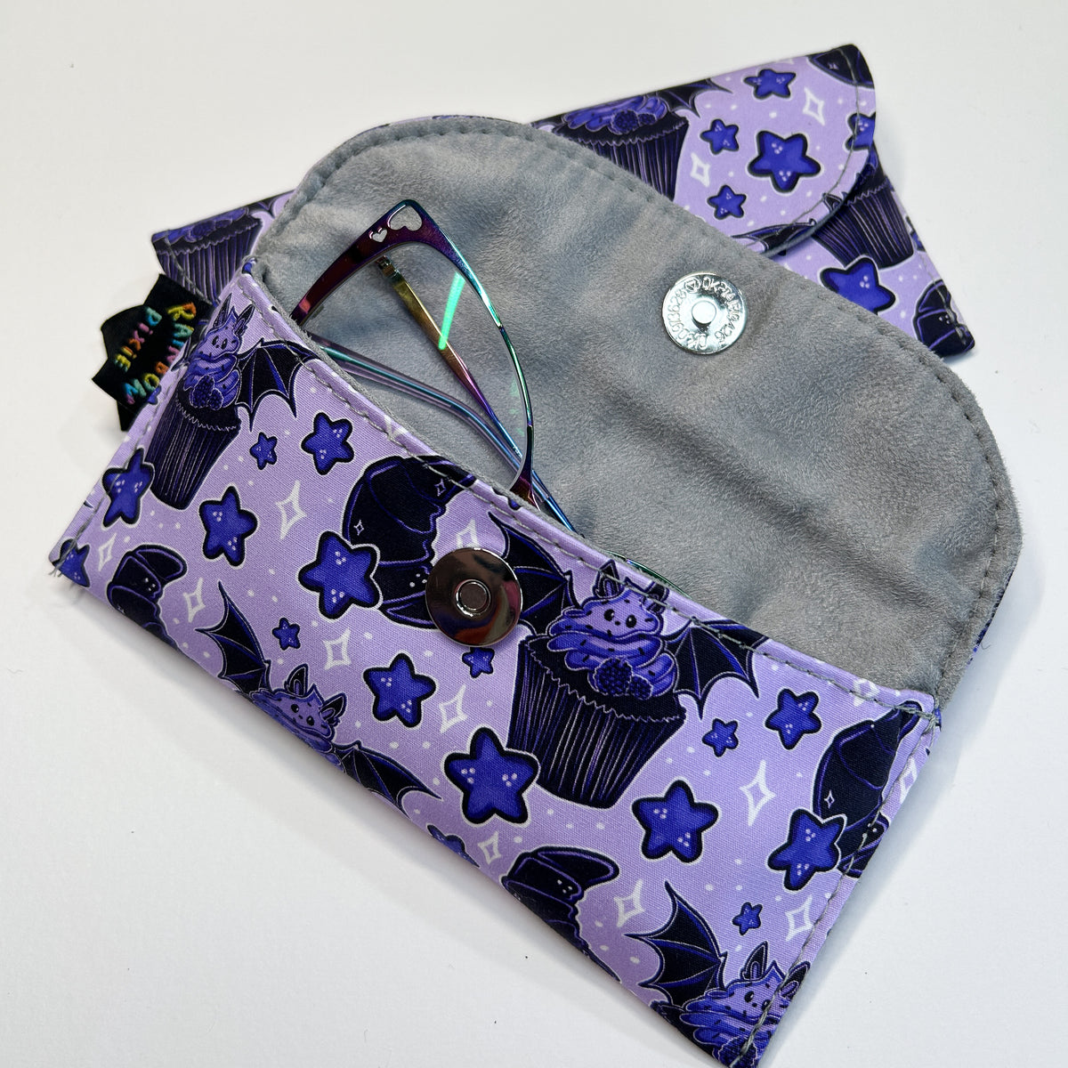 Bat Cupcakes Glasses Case