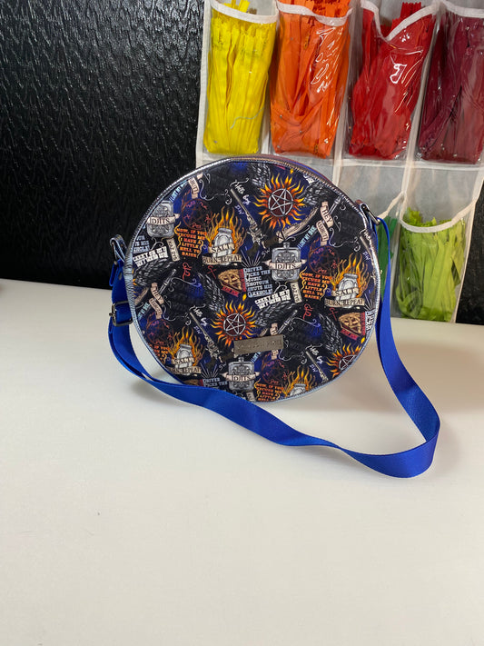 Supernatural themed Crossbody Circle Bag