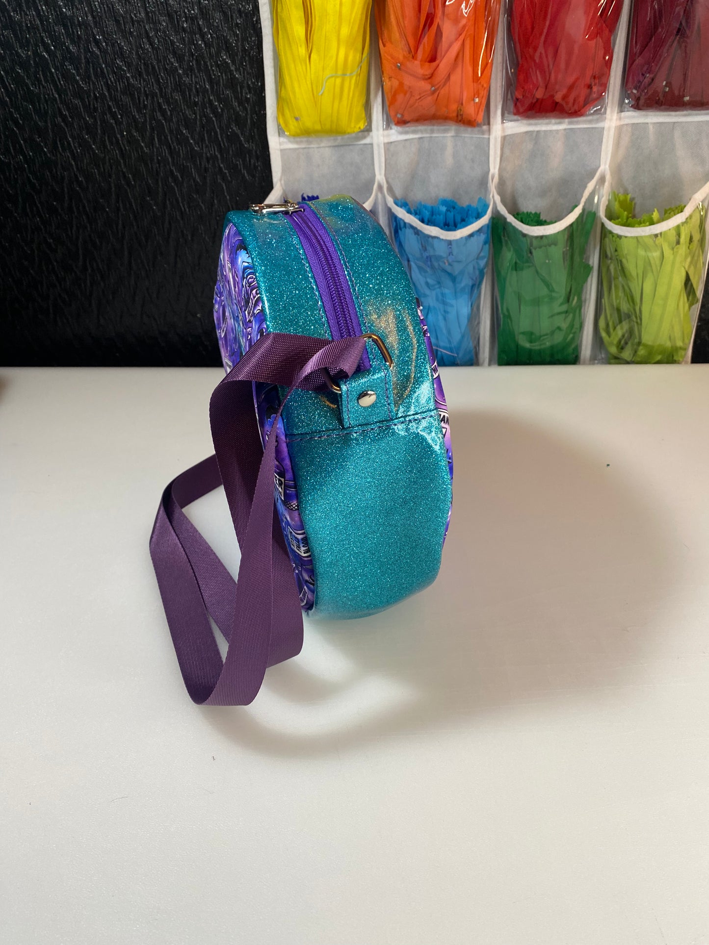 Vampire diaries themed Crossbody Circle Bag