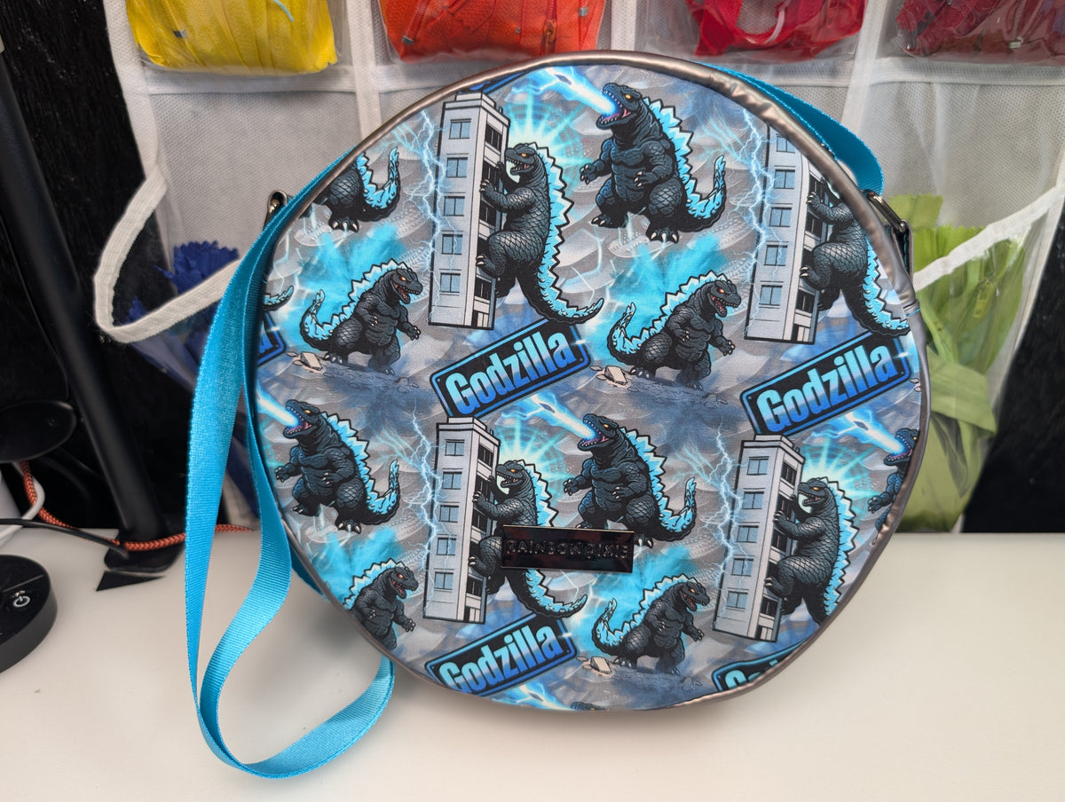 Godzilla themed Crossbody Circle Bag