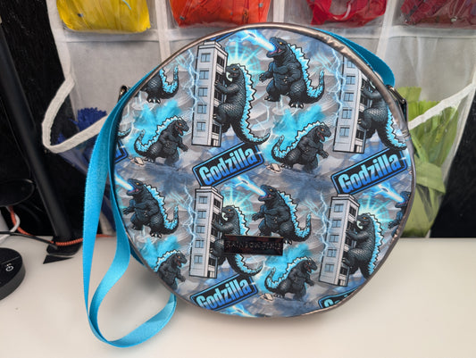 Godzilla themed Crossbody Circle Bag