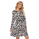 Load image into Gallery viewer, Hawaiian Sally All over print women's crew dress with pockets