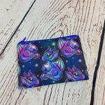 Load image into Gallery viewer, a small pouch with a dragon design on it